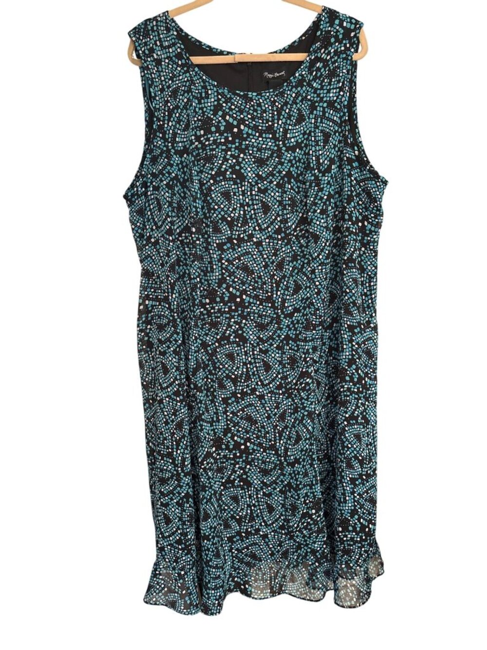 Maggie Barnes Dress Womens 26W Long Shift Tank Long Midi Maxi Corpcore Lined
